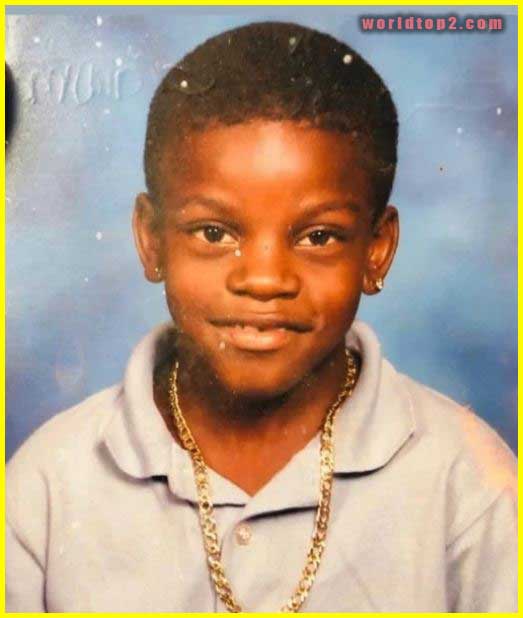 Lamar Jackson childhood photo