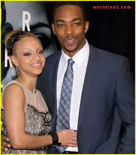 Sheletta Chapital with Anthony Mackie