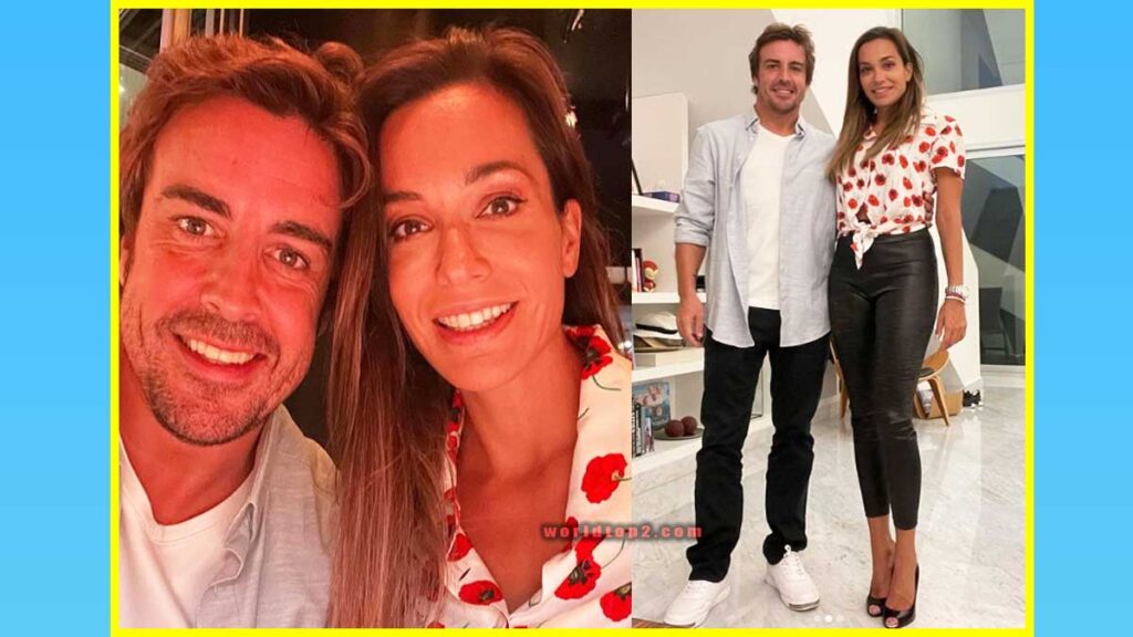 fernando alonso with andrea schlager