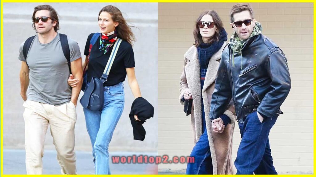 jake gyllenhaal with his girlfriend Jeanne Cadieu