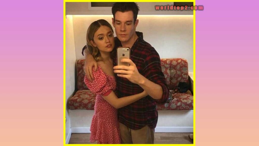 Aimée Lou Wood with Connor Swindells