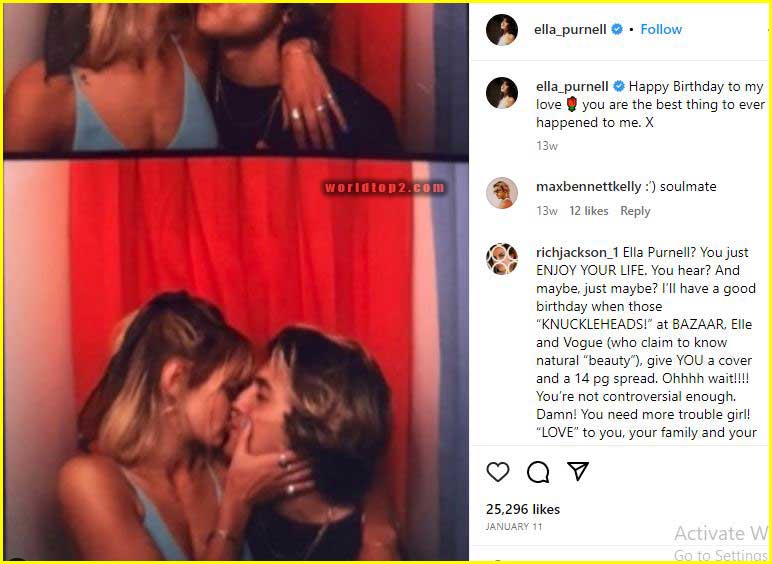 Ella Purnell relationship