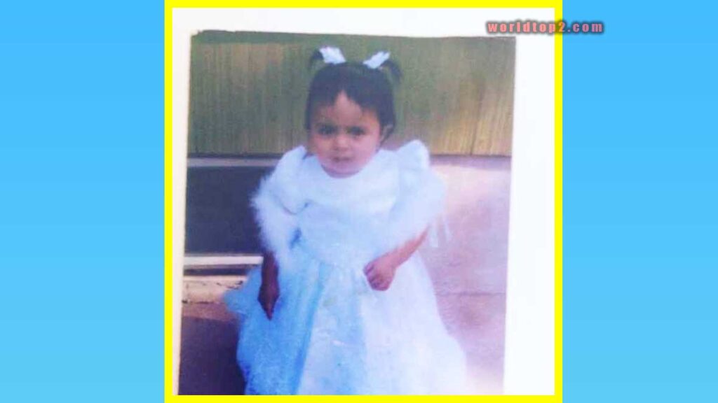 Jasmine Orlando childhood photo