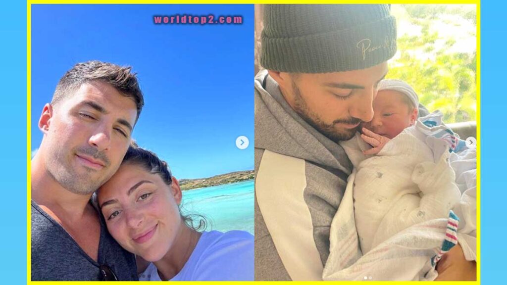 Nickmercs with his wife and son