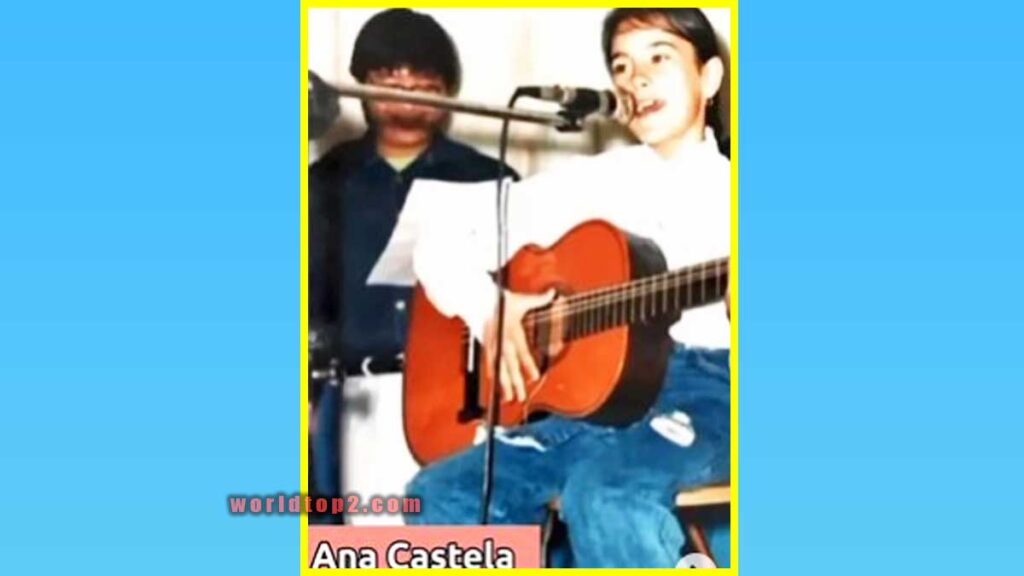 Ana Castela childhood photo