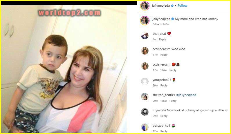 Jailyne Ojeda Ochoa mother and brother