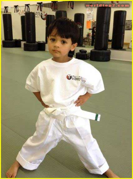 Kairan Quazi childhood photo