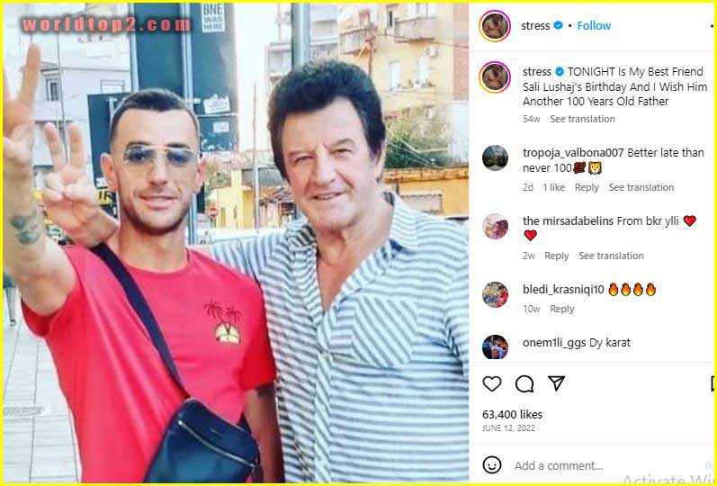 Stresi with his father