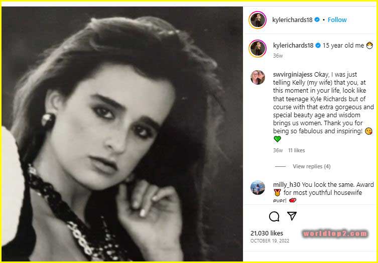 Kyle Richards young age old photo