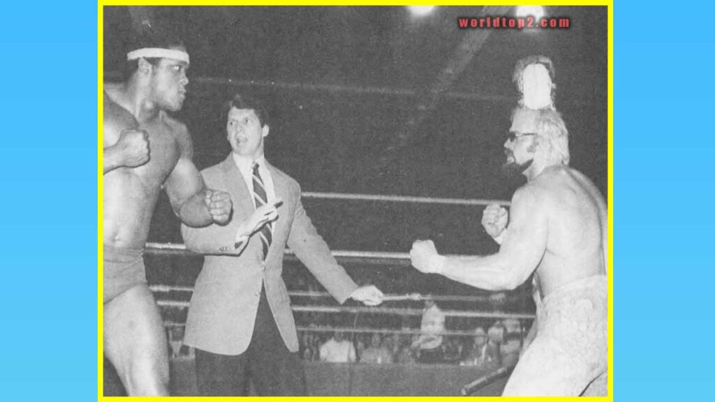 Vince McMahon with Tony Atlas and Jesse Ventura
