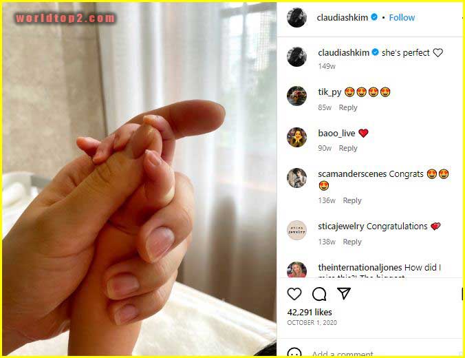 Claudia Kim daughter