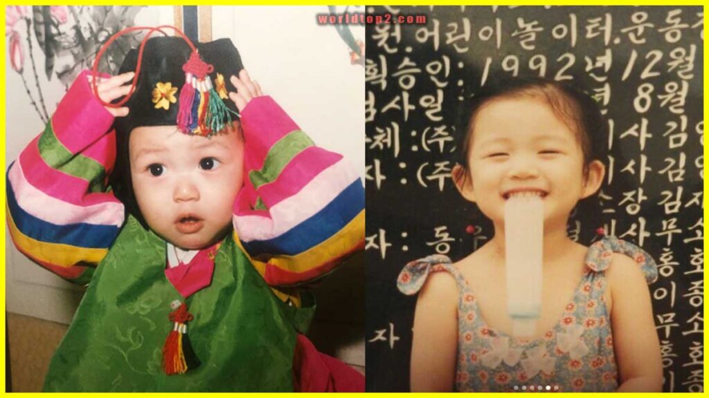Lee Da-in childhood photo