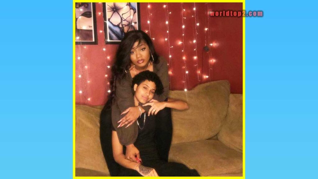 Meech with his girlfriend Jaelen