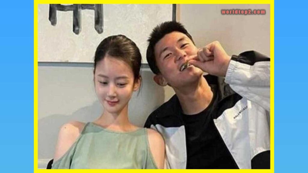 Kim Min-Jae with his wife