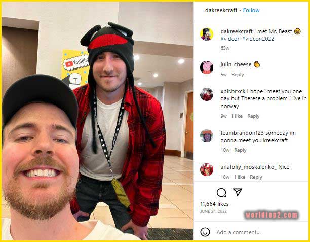 Kreekcraft with Mr Beast