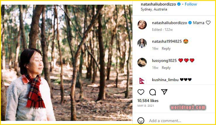 Natasha Liu Bordizzo mother