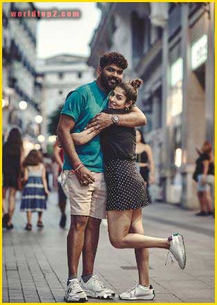 Nayanthara with her husband