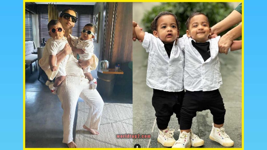 Nayanthara with her sons