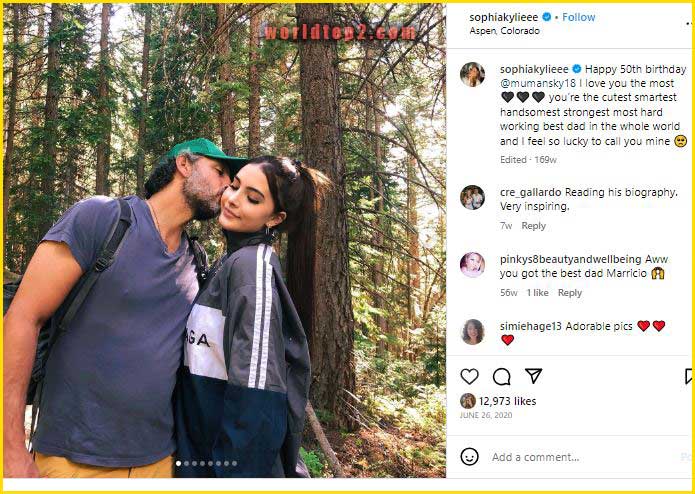 Sophia Umansky on her father birthday