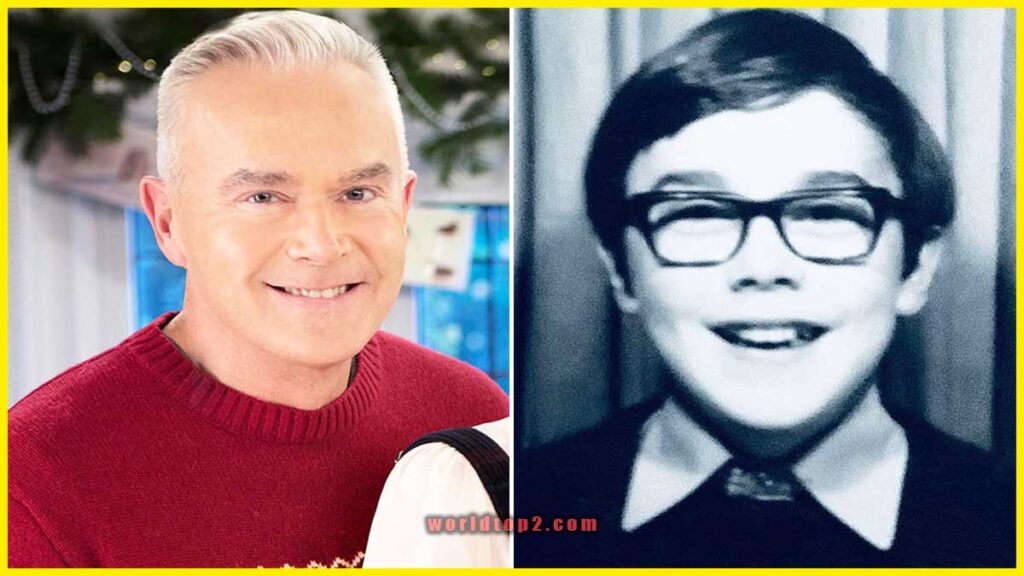 Huw Edwards young age old photo