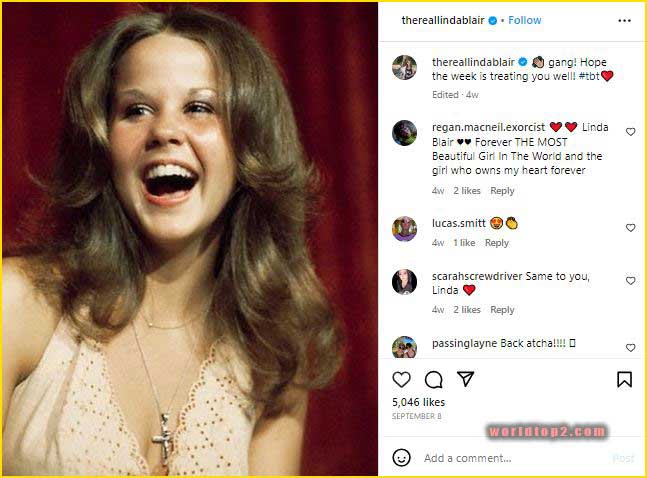 Linda Blair teenage photo