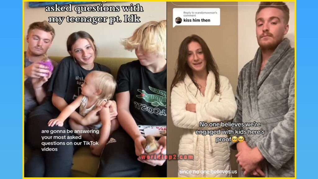 Sage Pasch with her husband and children