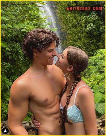 Sam Dezz with his girlfriend