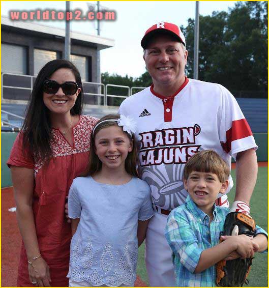Steve Scalise with his wife and children