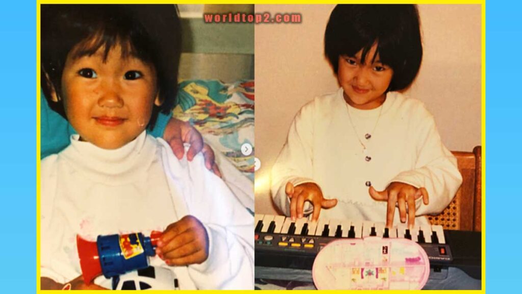 Amy Okuda childhood photo