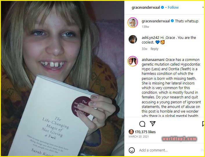 Grace Vanderwaal young age old photo