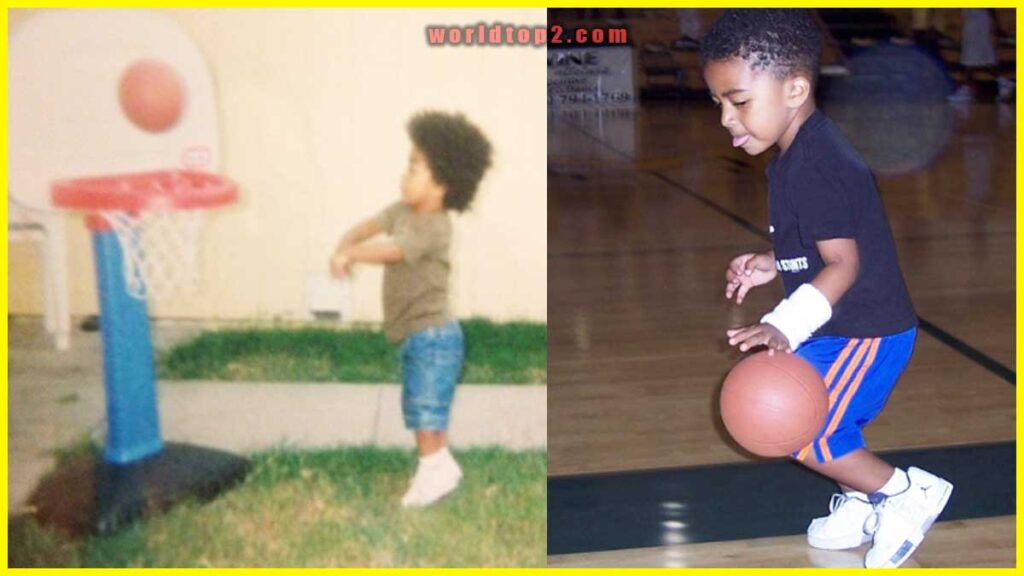 Miles Brown childhood photo