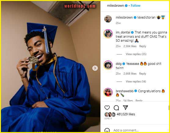 Miles Brown education