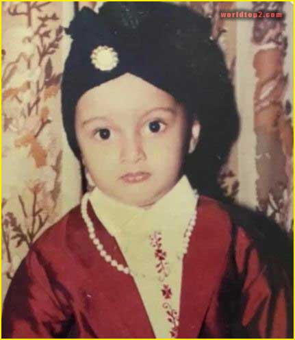 Triptii Dimri childhood photo
