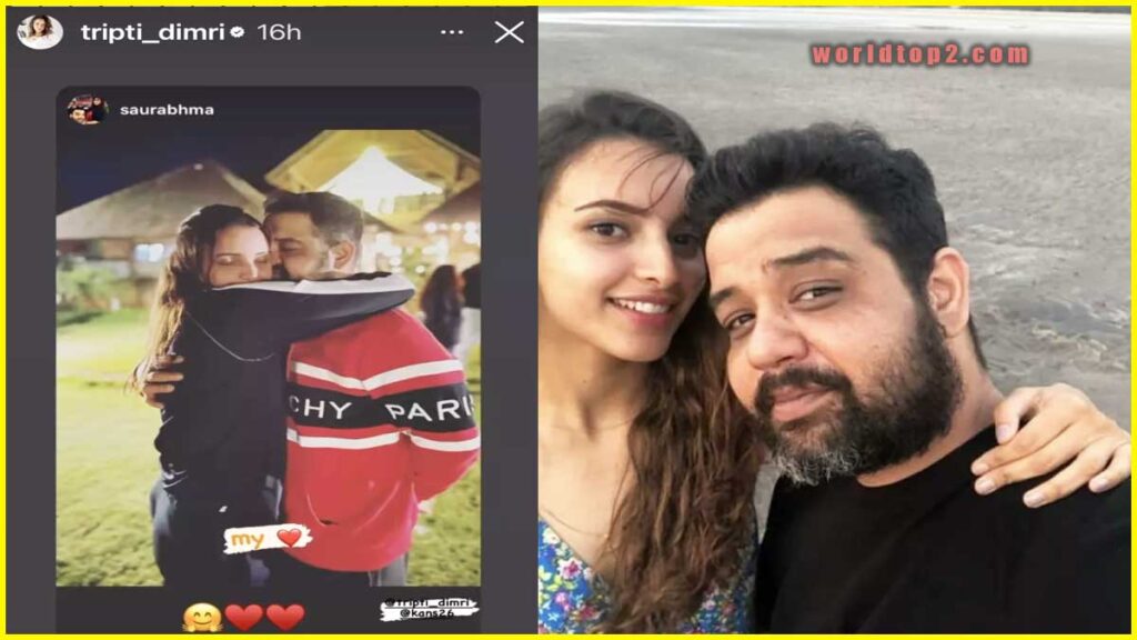Triptii Dimri with her boyfriend Karnesh Sharma