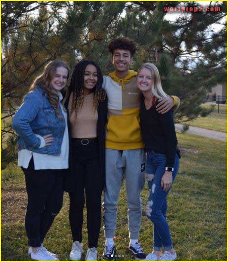 Tyree Brown with his friends